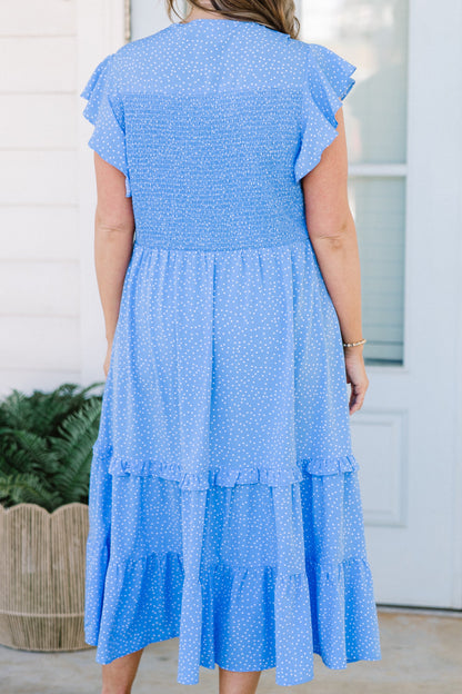 Vestido Soñando Contigo y Conmigo, Azul
