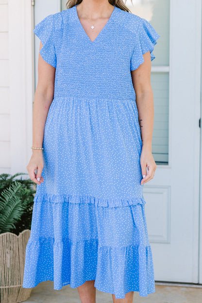 Vestido Soñando Contigo y Conmigo, Azul