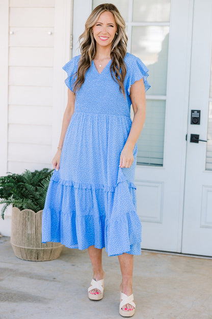 Vestido Soñando Contigo y Conmigo, Azul