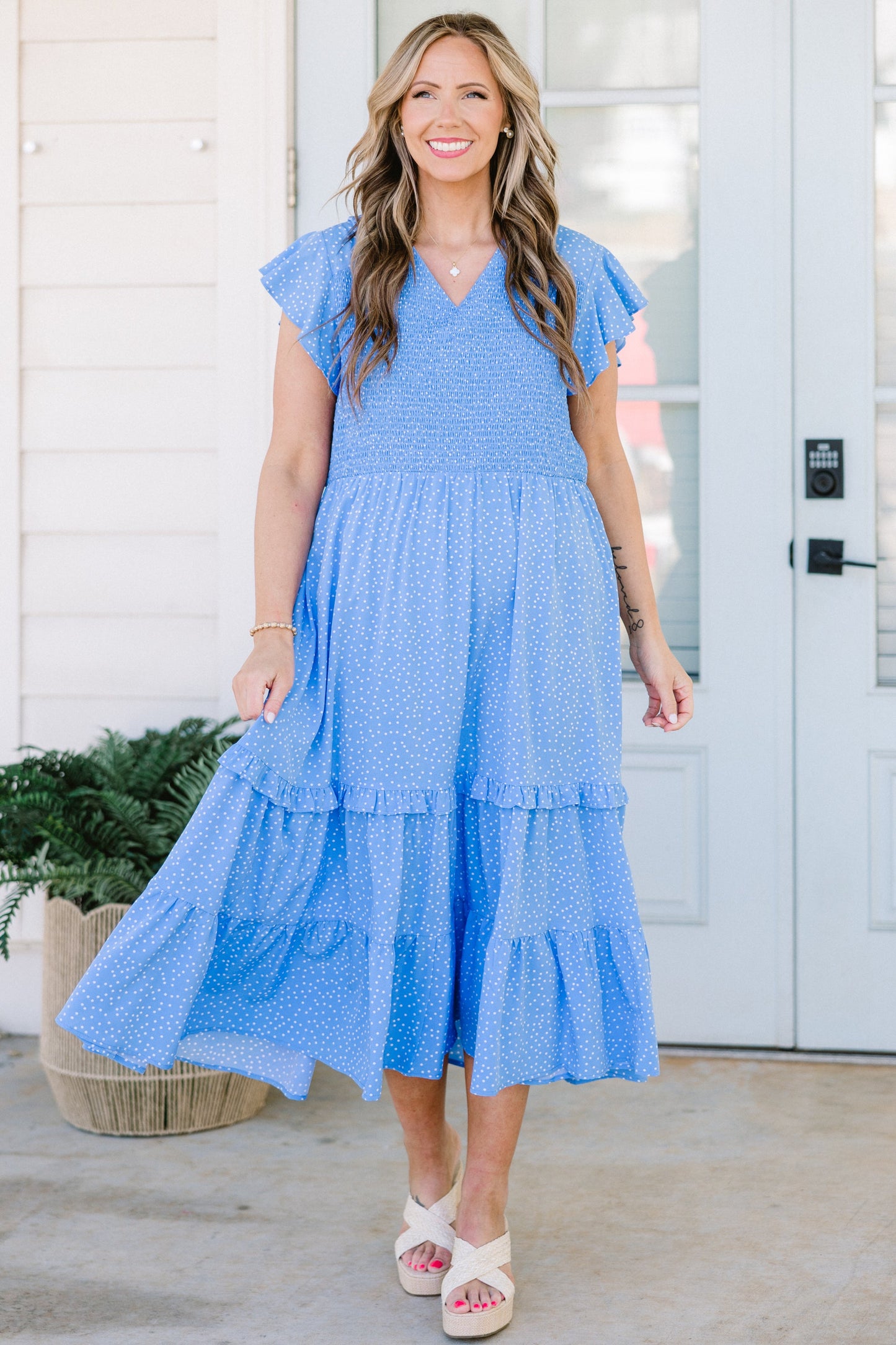 Vestido Soñando Contigo y Conmigo, Azul
