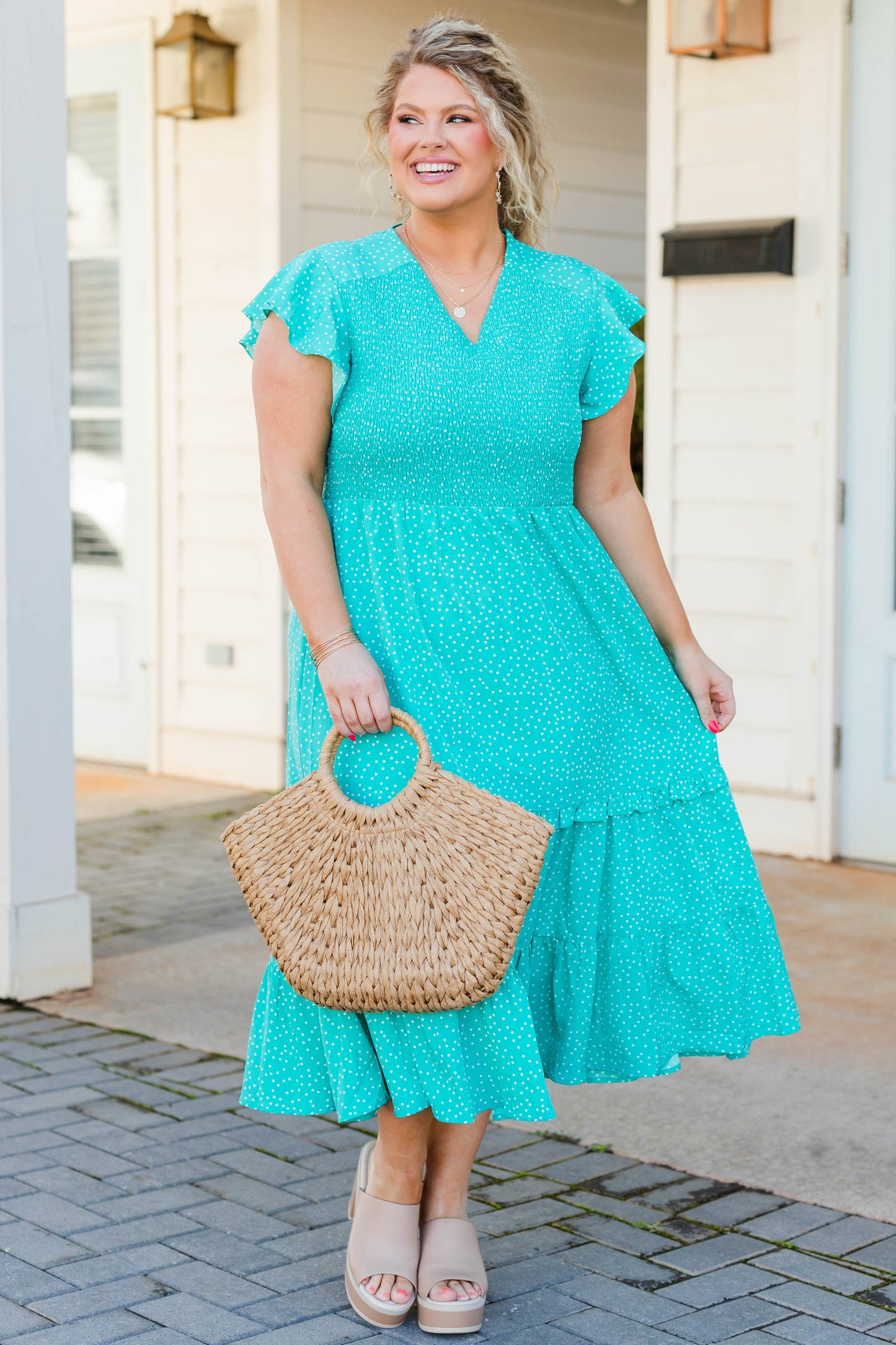 Vestido Soñando Contigo y Conmigo, Verde Agua