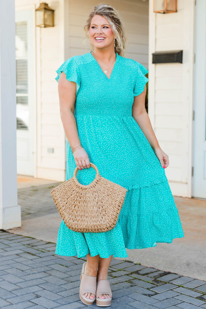 Vestido Soñando Contigo y Conmigo, Verde Agua