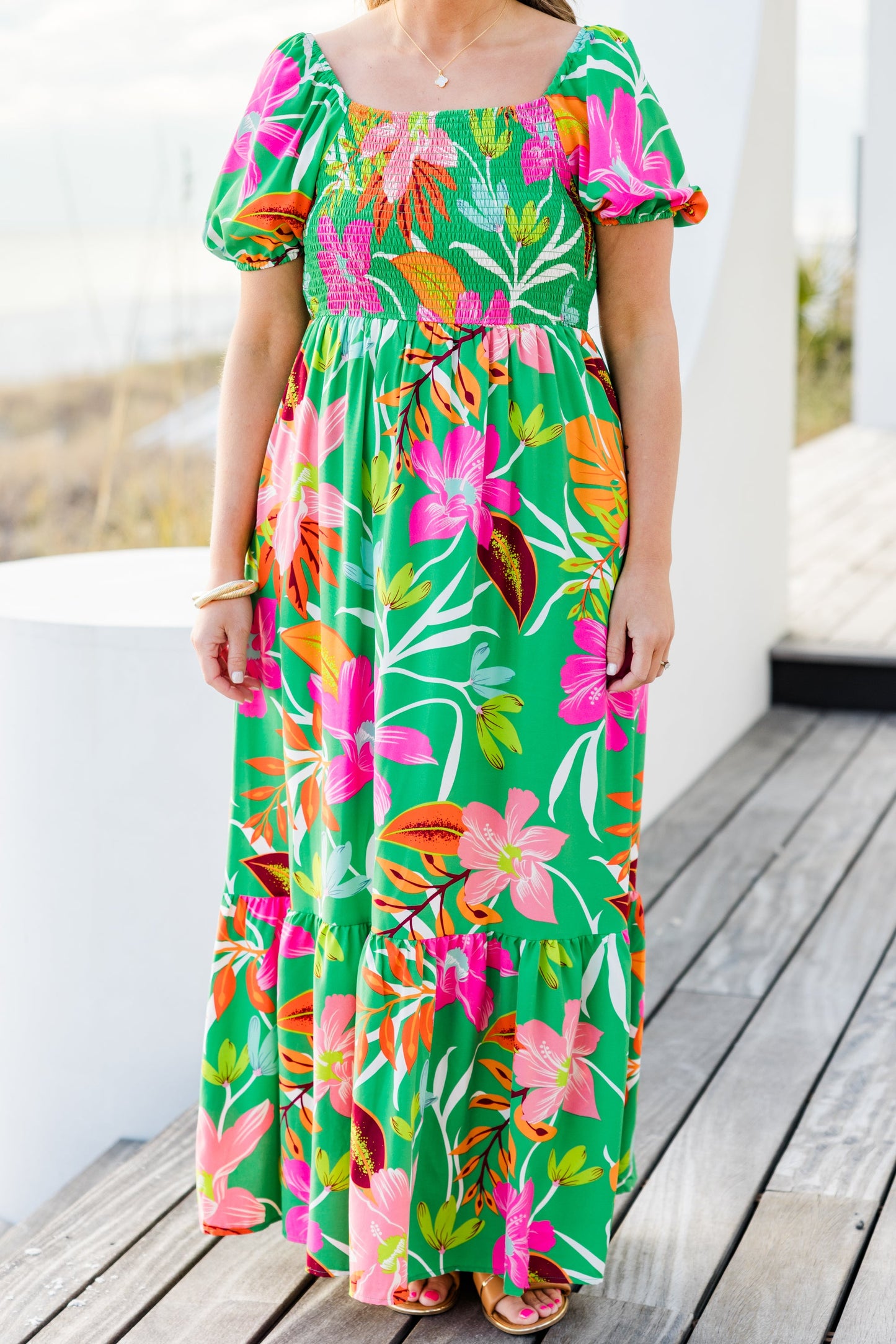 Vestido Campos de Ensueño, Verde