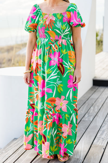 Vestido Campos de Ensueño, Verde