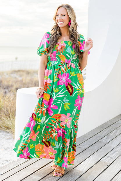 Vestido Campos de Ensueño, Verde
