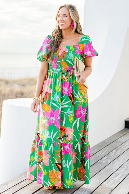 Vestido Campos de Ensueño, Verde