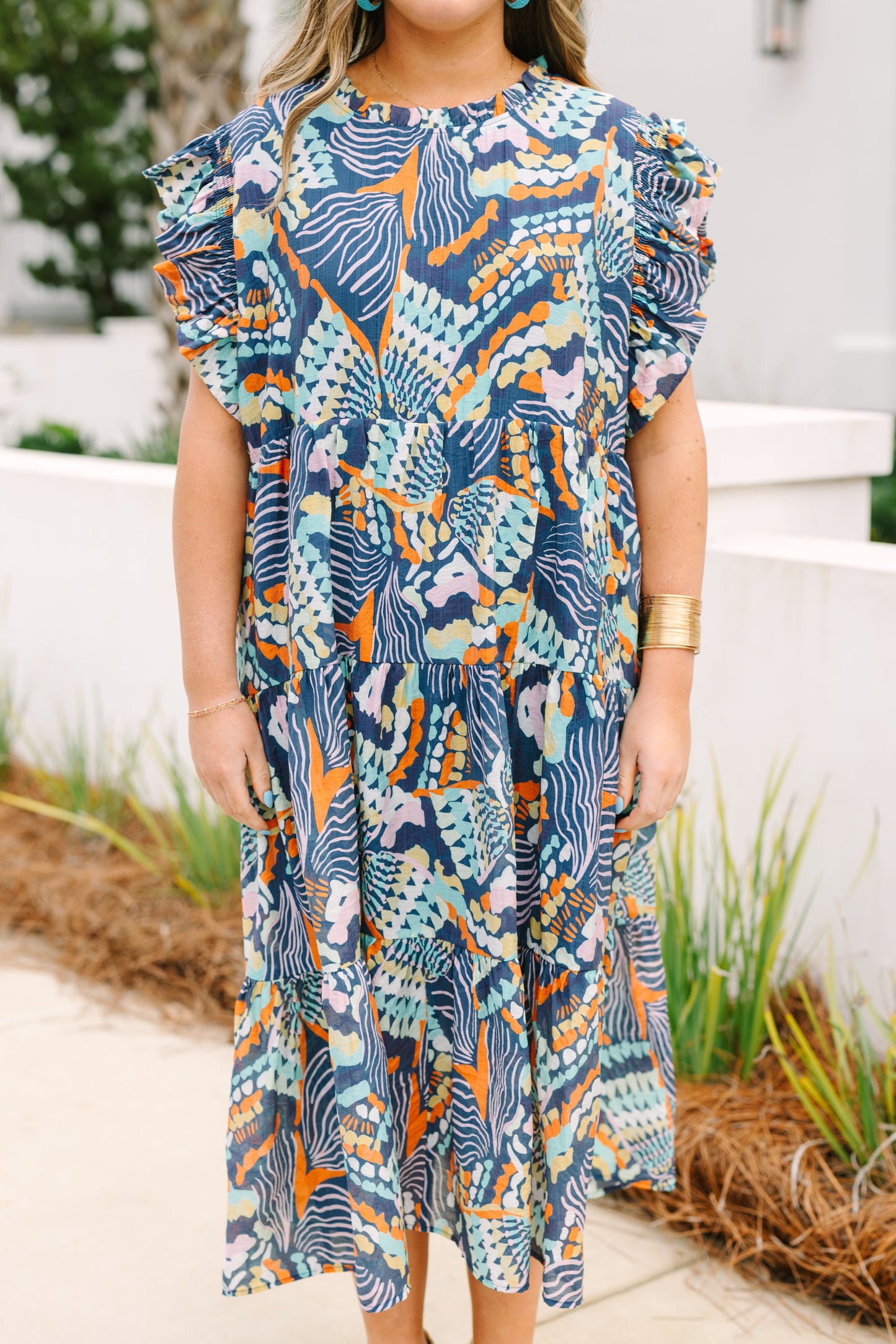 Vestido Drifting Directions, Marino