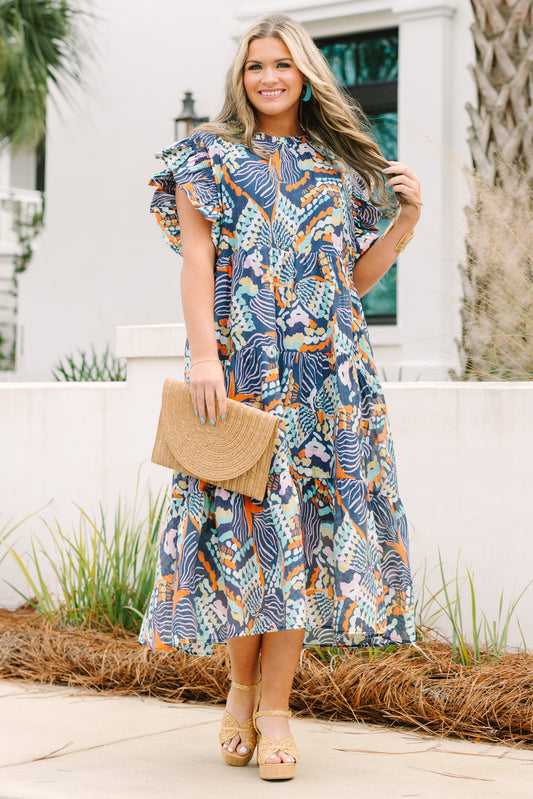 Vestido Drifting Directions, Marino