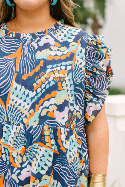 Vestido Drifting Directions, Marino