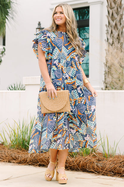 Vestido Drifting Directions, Marino