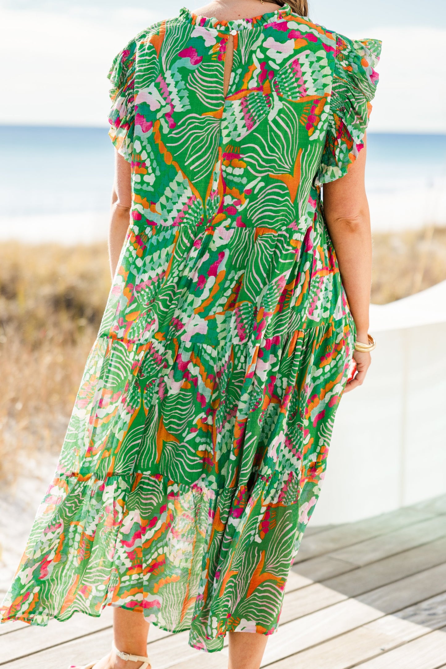 Vestido Drifting Directions, Verde