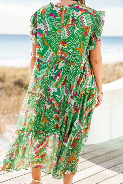 Vestido Drifting Directions, Verde