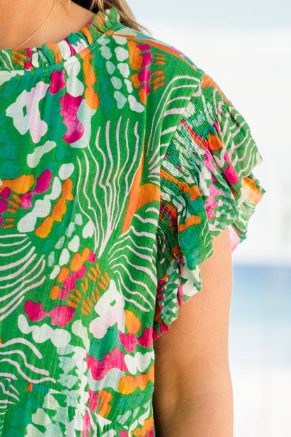 Vestido Drifting Directions, Verde