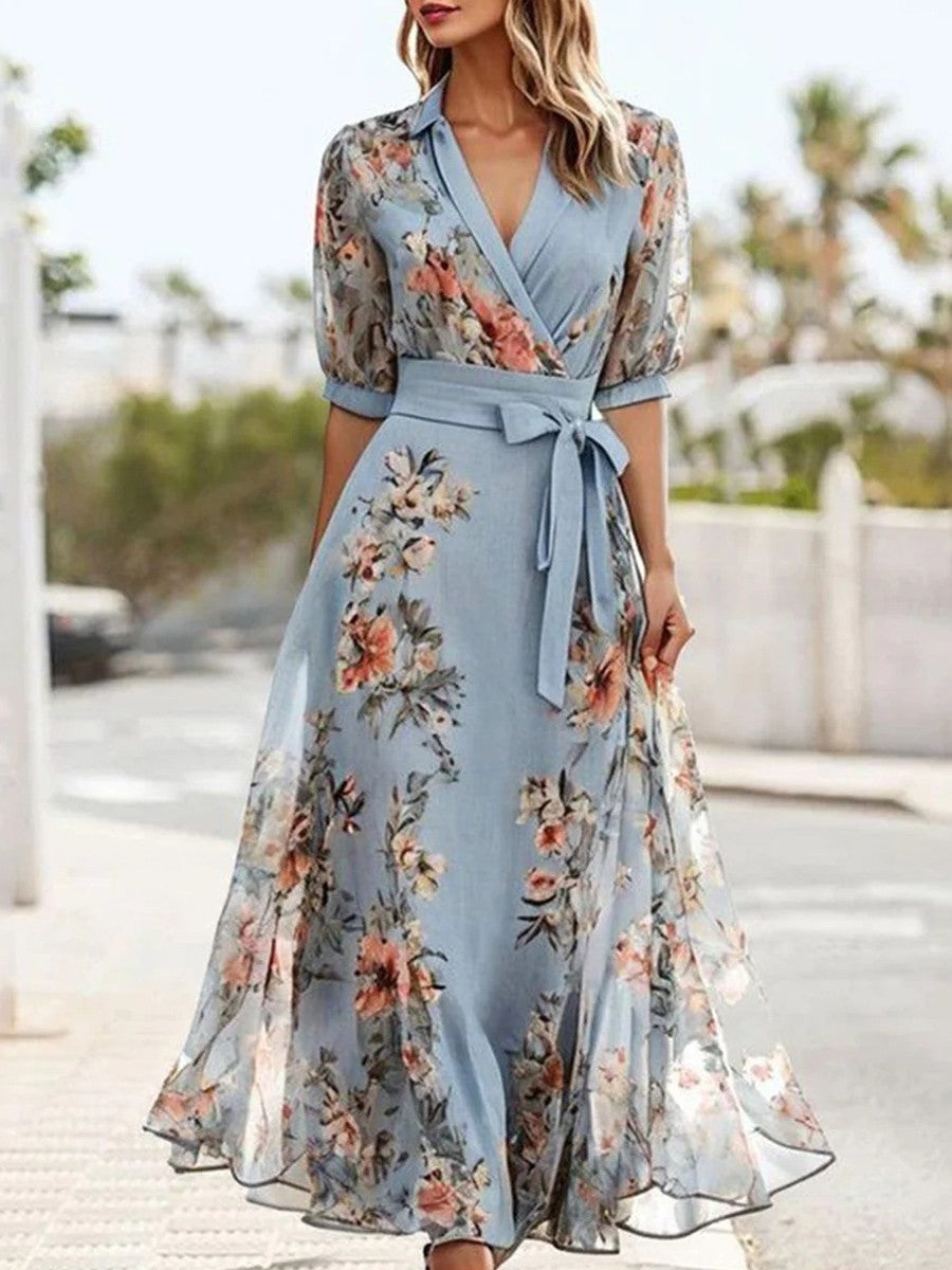 Hannah™ - Vestido Midi de Verano con Flores
