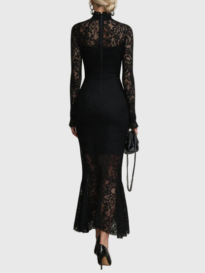 Séraphine | Vestido Maxi de Encaje Elegante