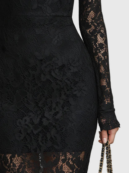 Séraphine | Vestido Maxi de Encaje Elegante