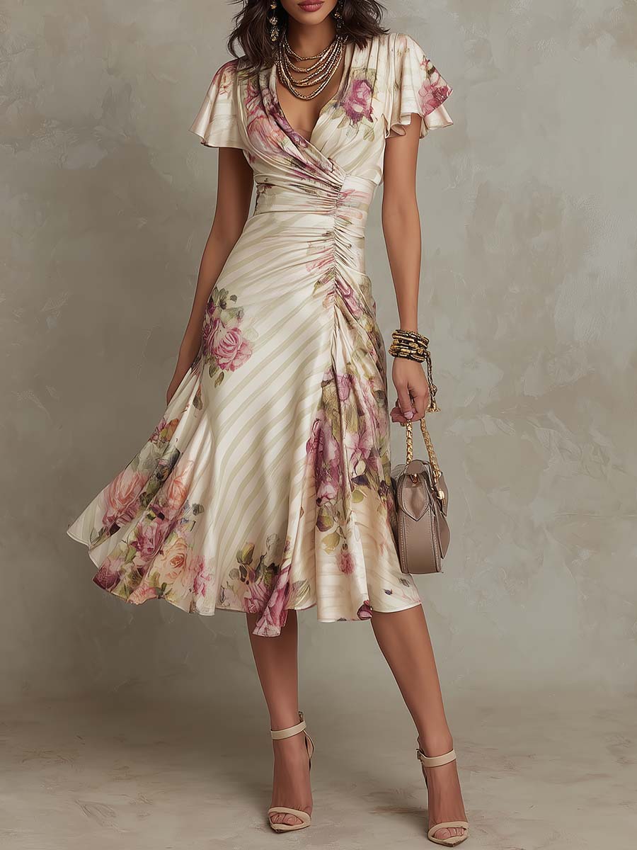 Elena | Vestido Midi Floral