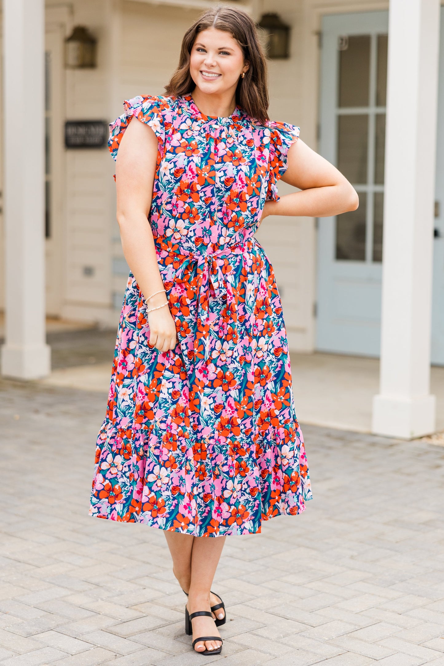 Vestido Maxi Elegantemente Encantado, Rosa