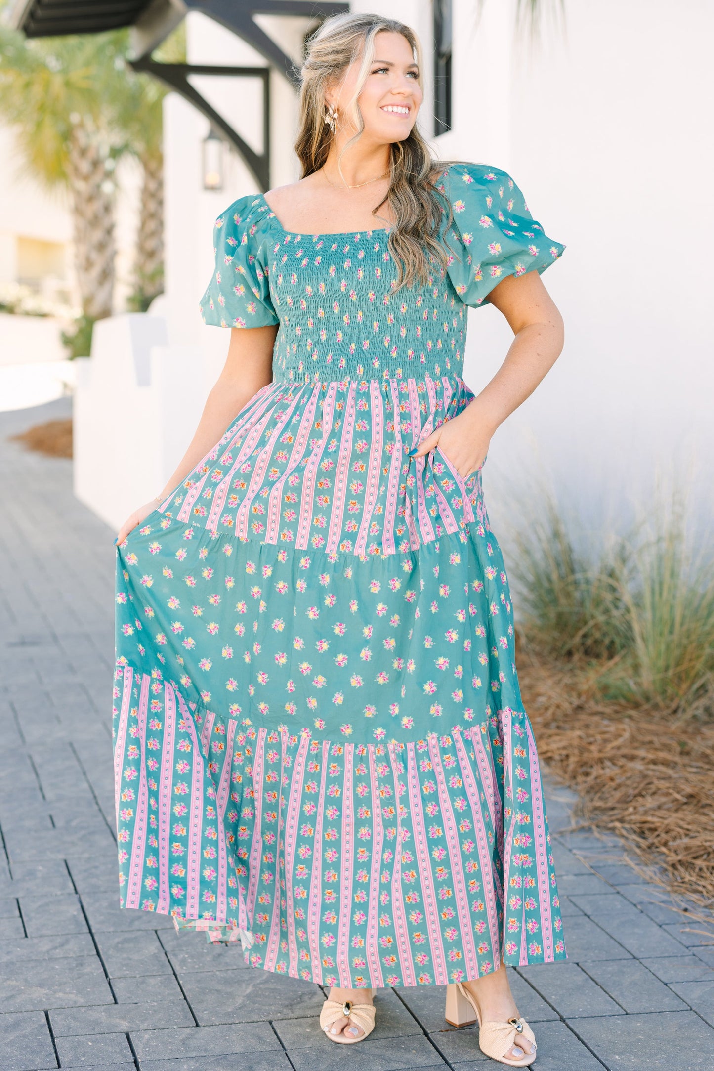 Vestido Sentimientos Florales, Jade