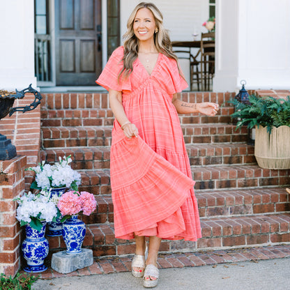 Vestido Maxi Libre Para Soñar, Rosa