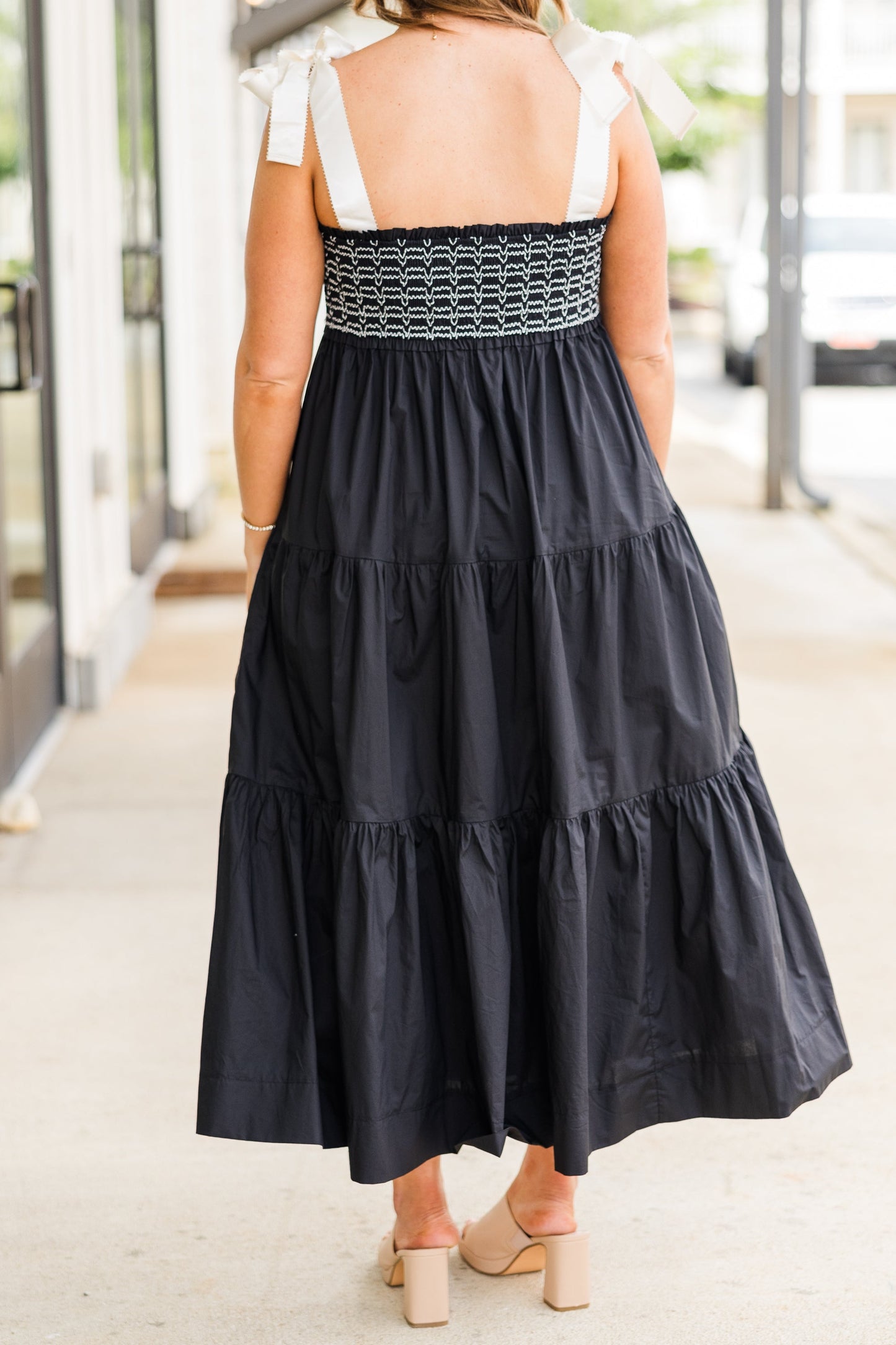Vestido Jardín de Medianoche, Negro