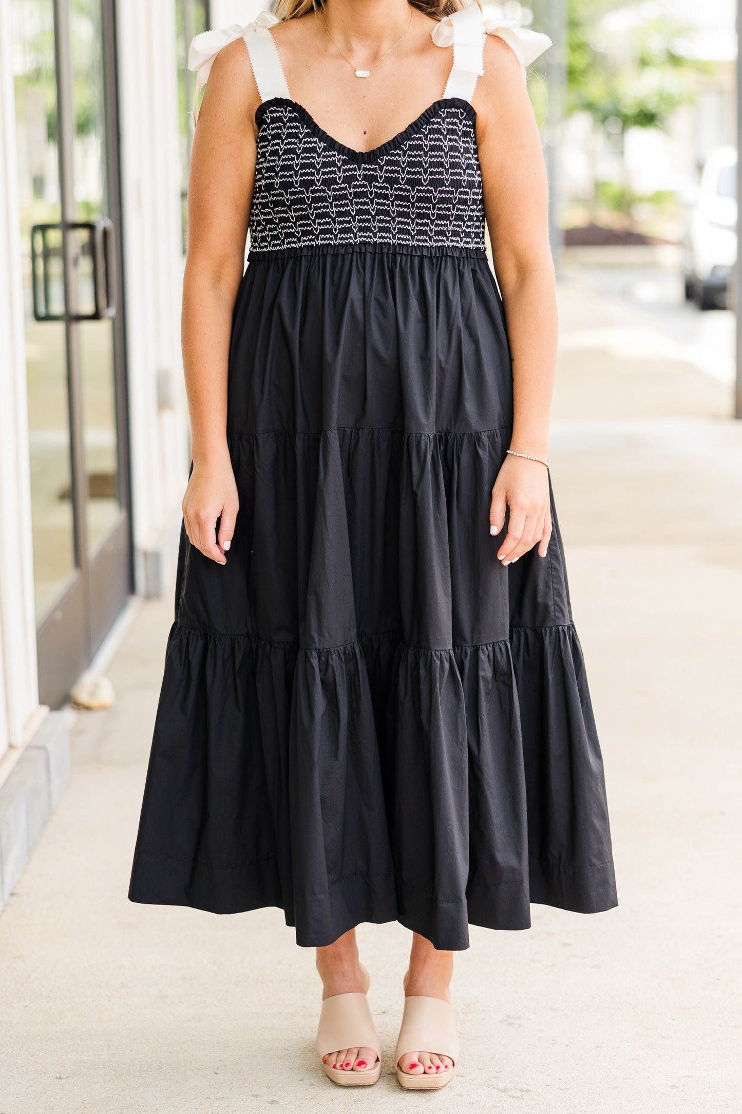 Vestido Jardín de Medianoche, Negro
