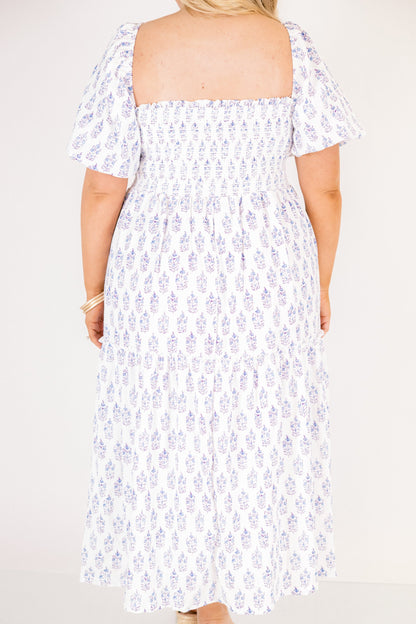 Vestido de Tarde en el Jardín, Lila Crema