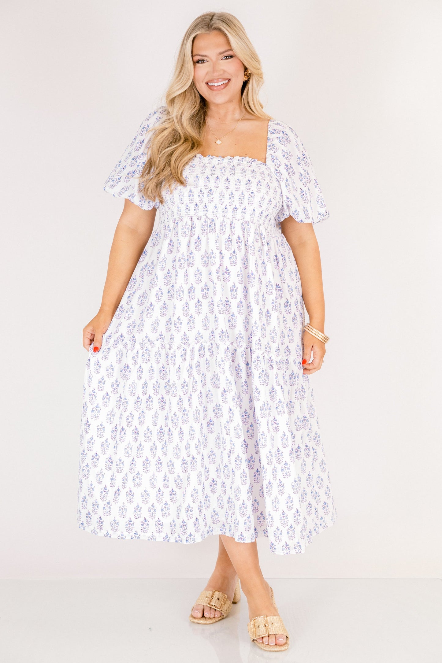 Vestido de Tarde en el Jardín, Lila Crema
