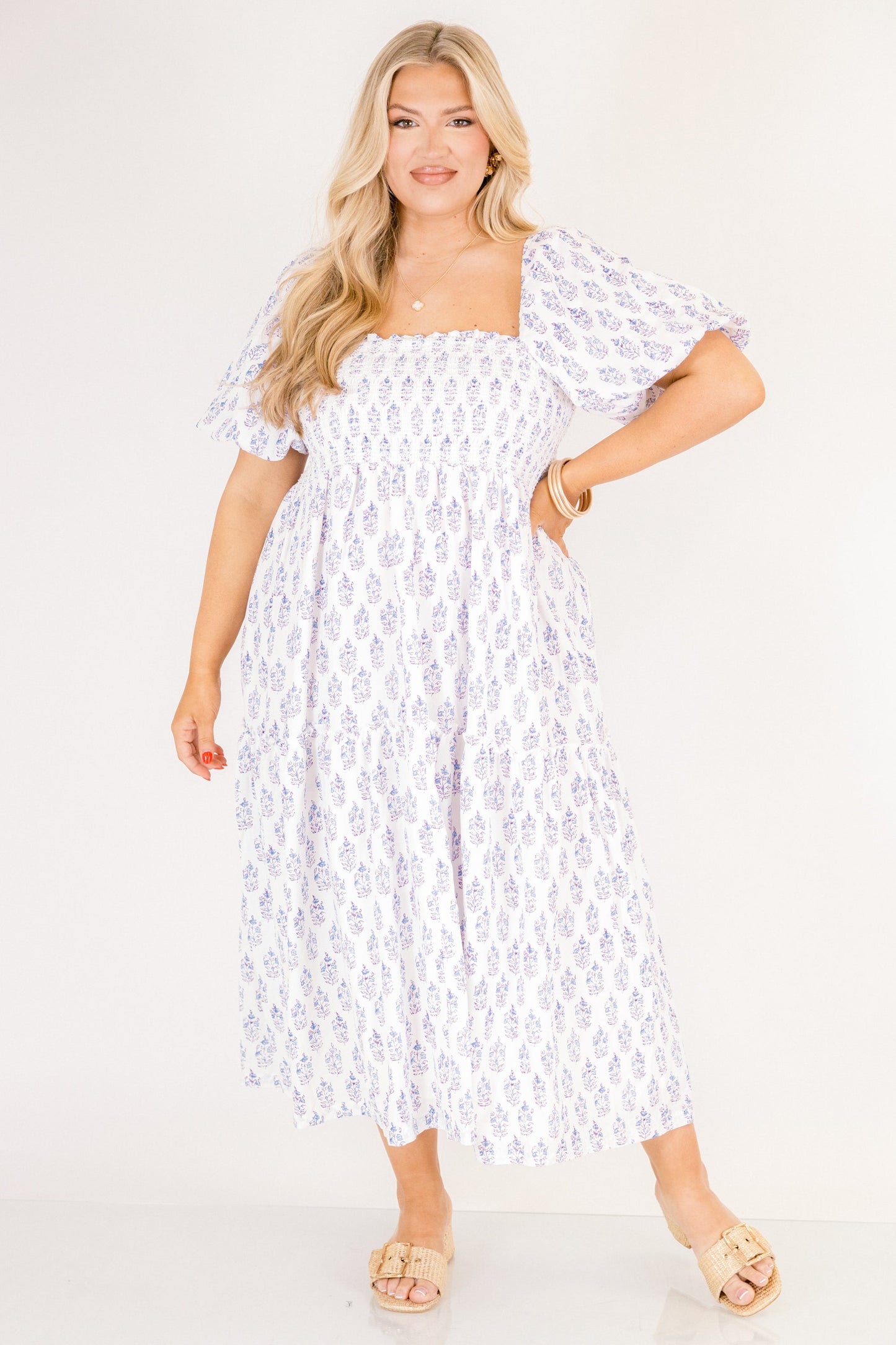 Vestido de Tarde en el Jardín, Lila Crema