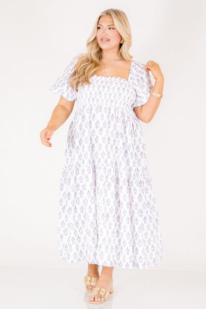 Vestido de Tarde en el Jardín, Lila Crema