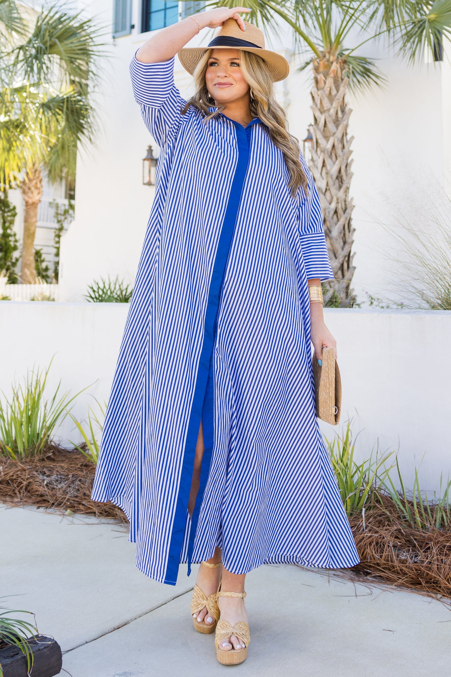 Vestido Get A Move On, Azul