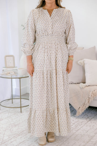 Vestido Maxi Gift Of Grace, Crema