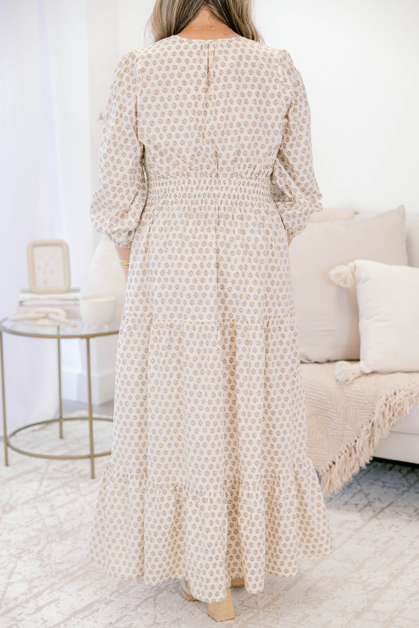Vestido Maxi Gift Of Grace, Crema