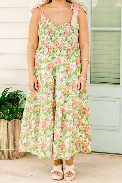 Vestido Rayos Brillantes, Verde