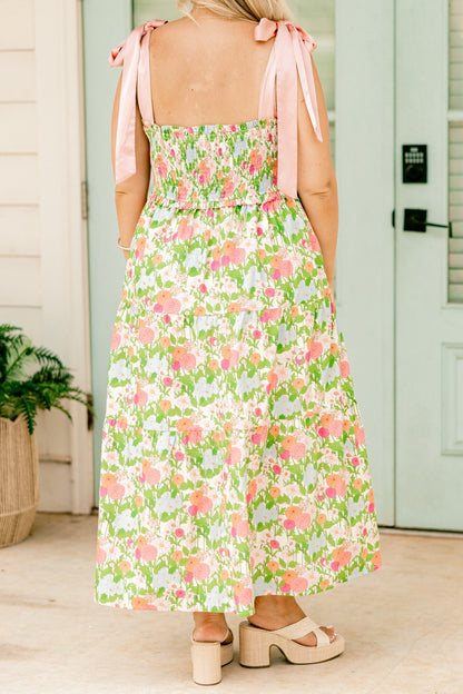 Vestido Rayos Brillantes, Verde