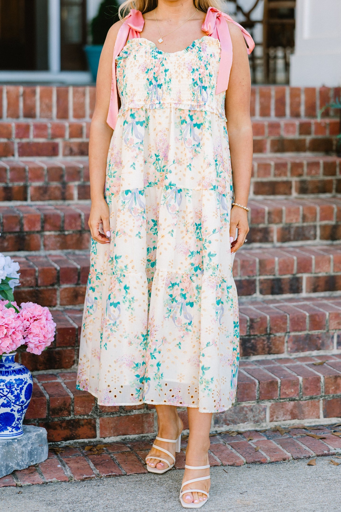 Vestido Rayos Brillantes, Rosa