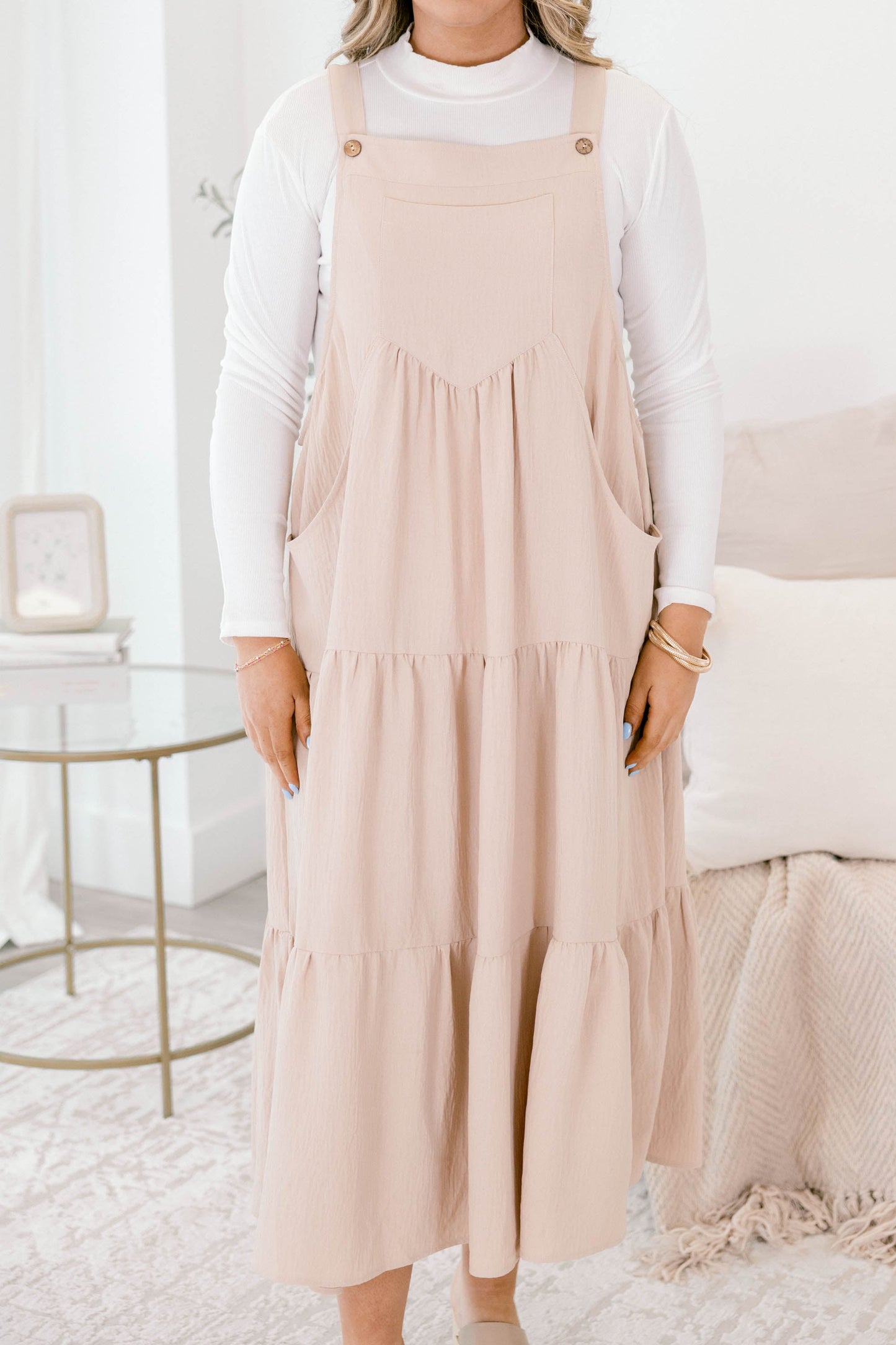 Vestido Got To Dance, Taupe