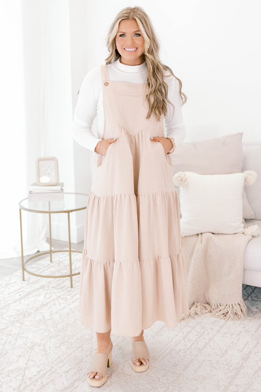 Vestido Got To Dance, Taupe