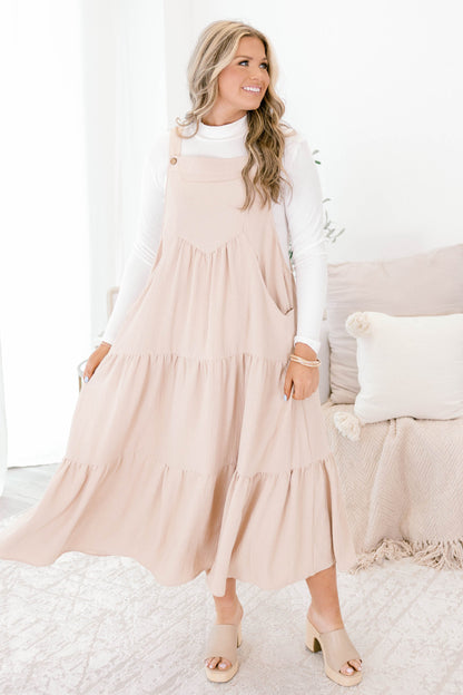 Vestido Got To Dance, Taupe