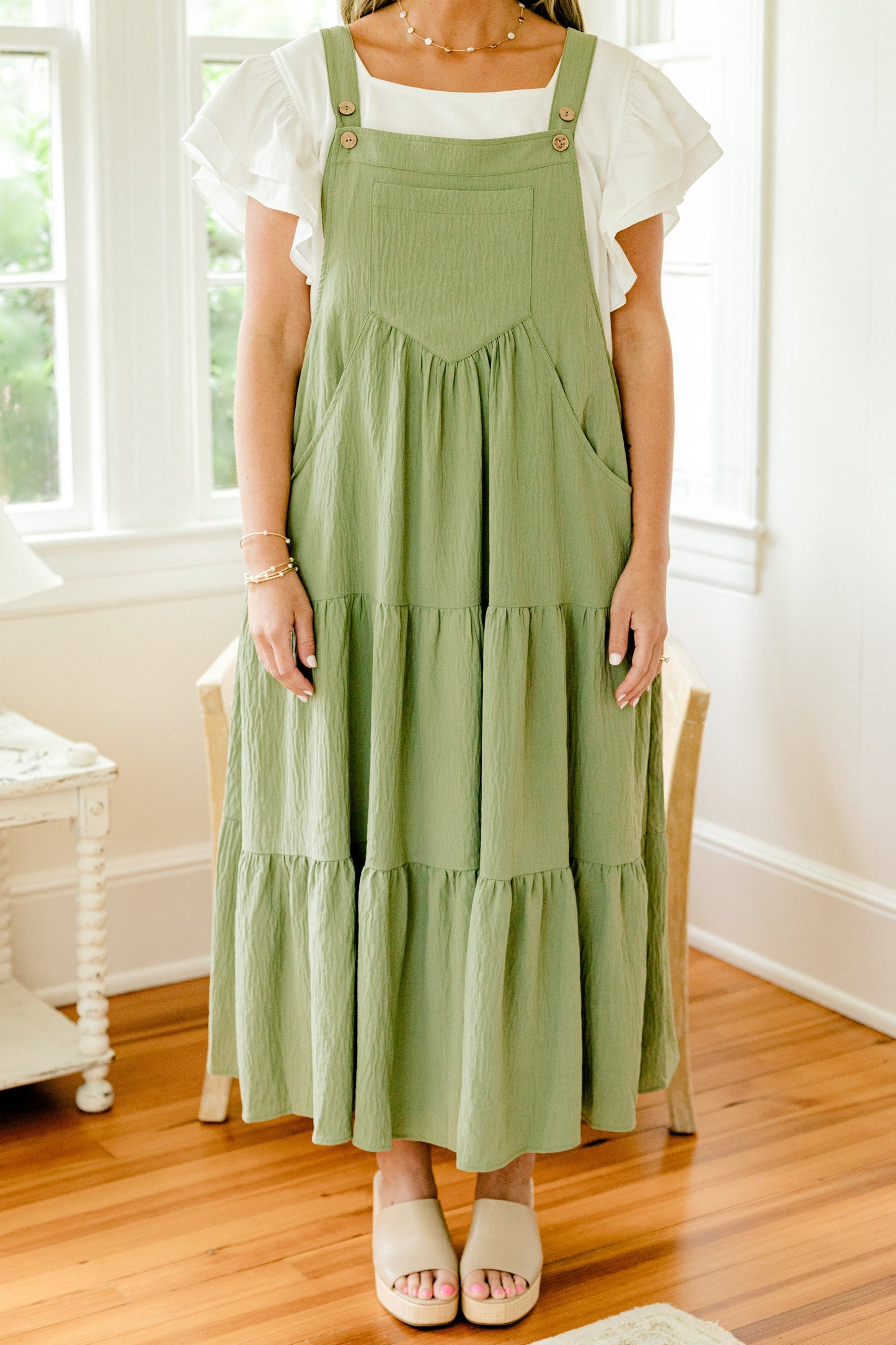 Vestido Got To Dance, Verde Salvia