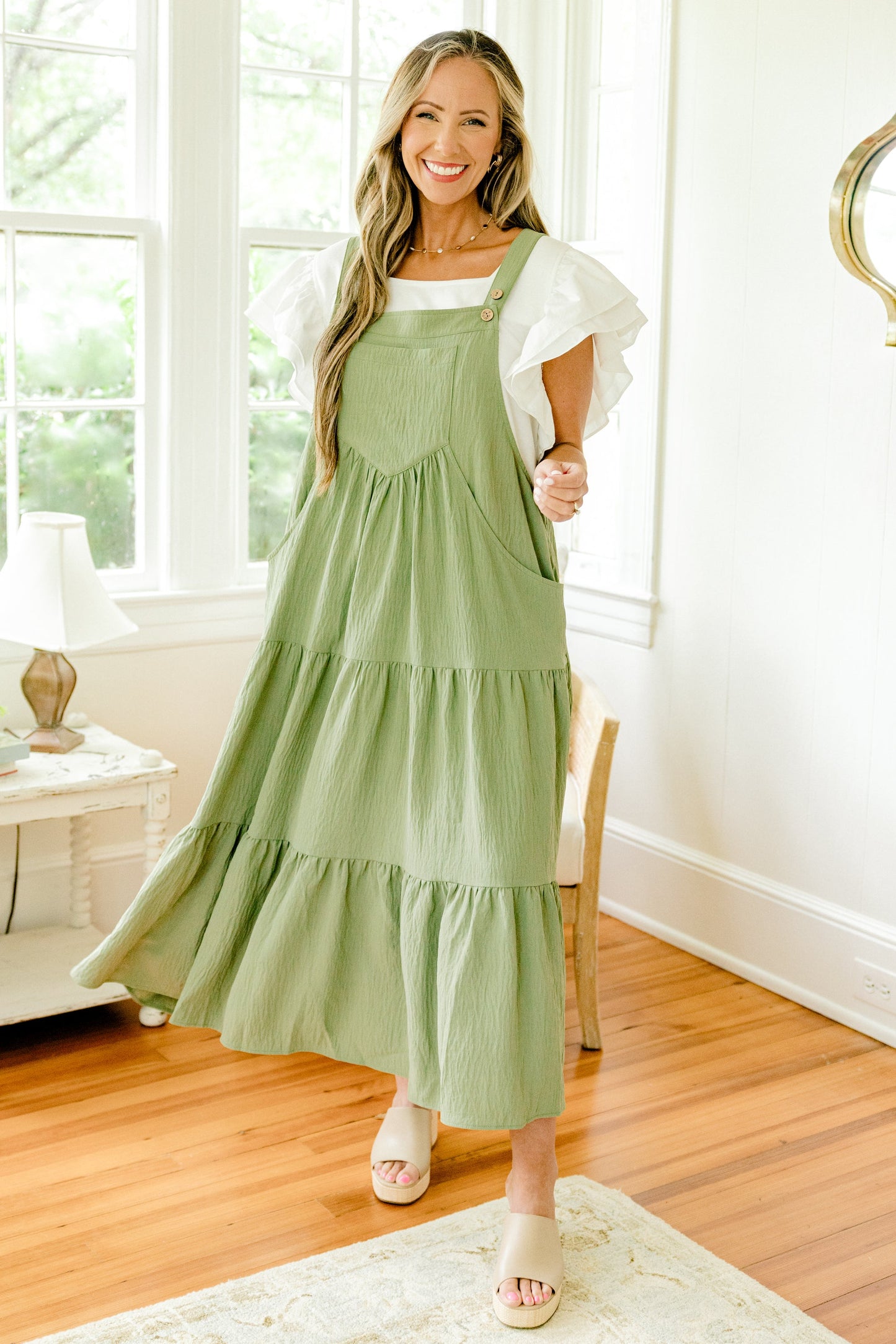 Vestido Got To Dance, Verde Salvia