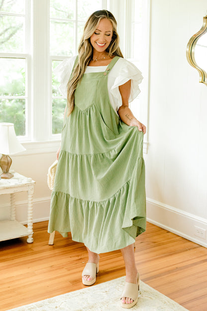 Vestido Got To Dance, Verde Salvia