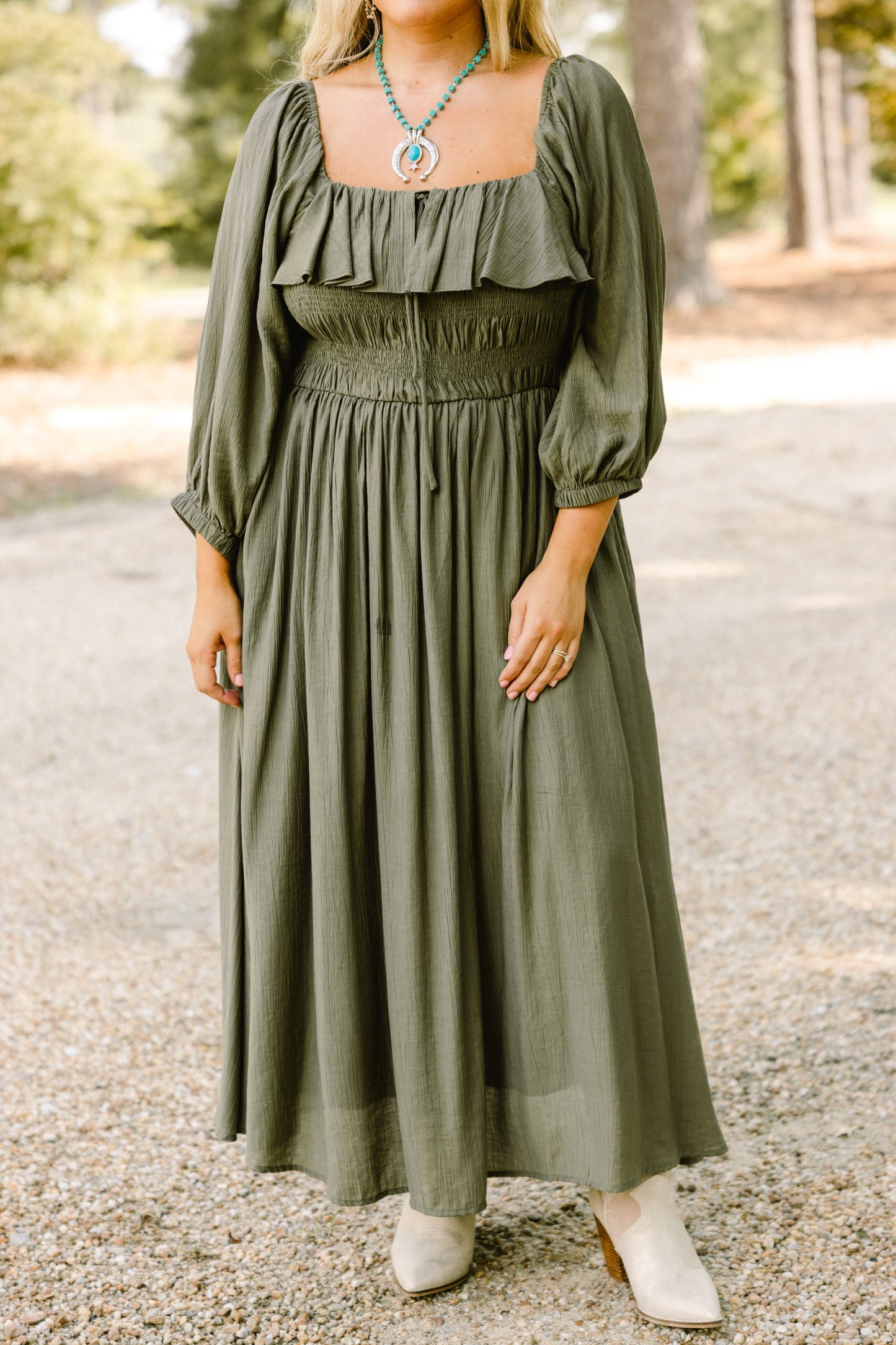 Vestido Lleno de Gracia, Verde