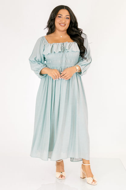 Vestido Lleno de Gracia, Verde Agua