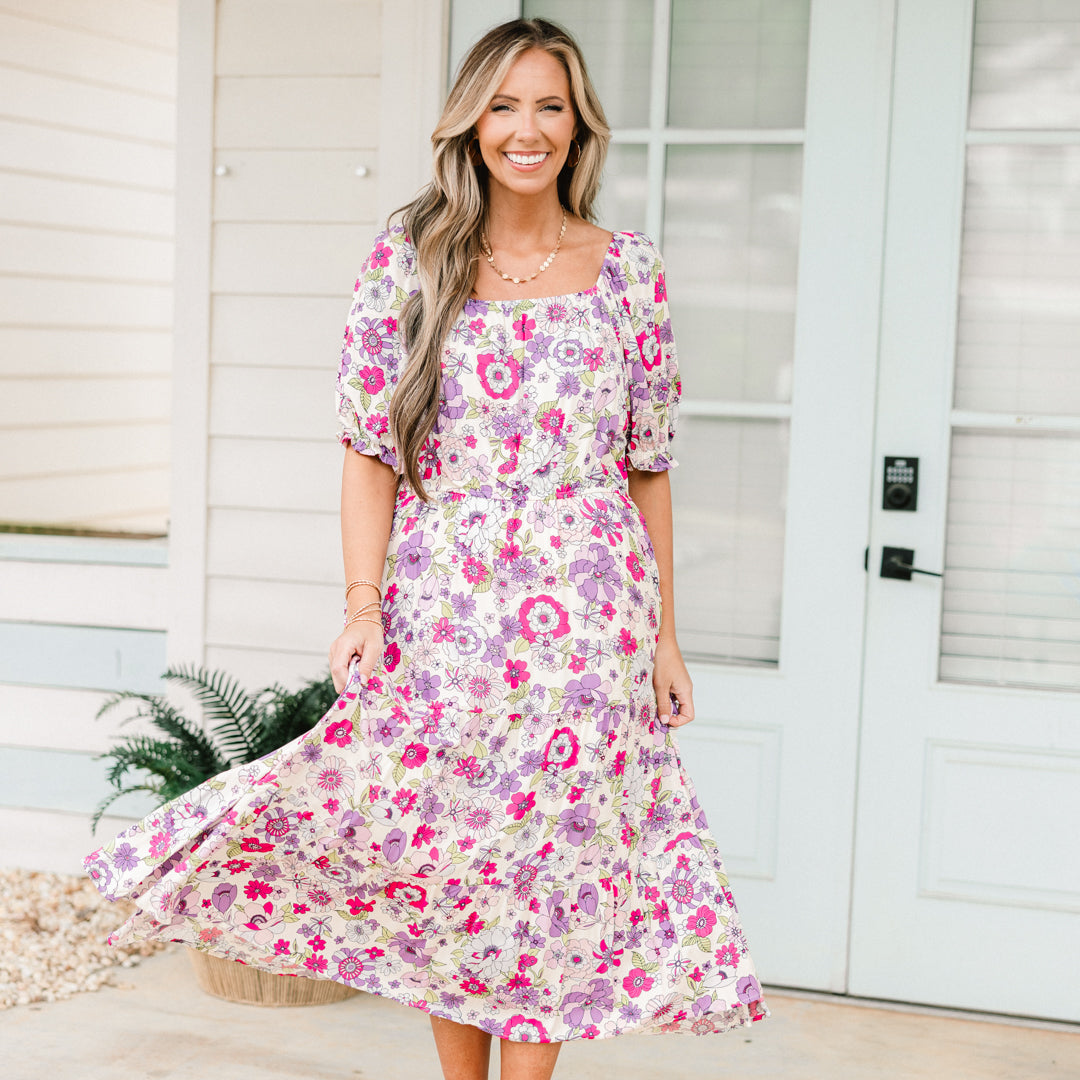 Vestido Happy Haven, Lavanda