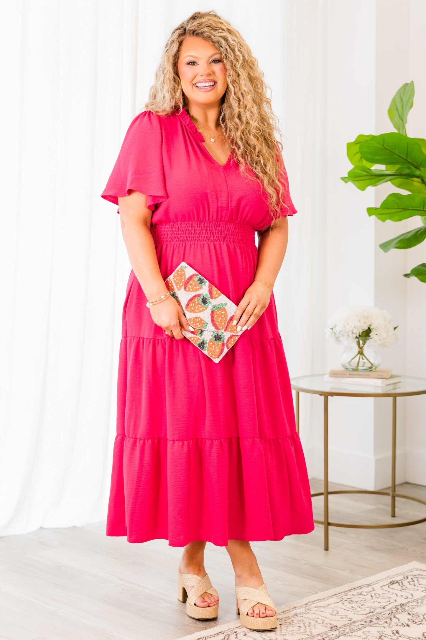 Vestido Feliz de Ser Yo, Fucsia