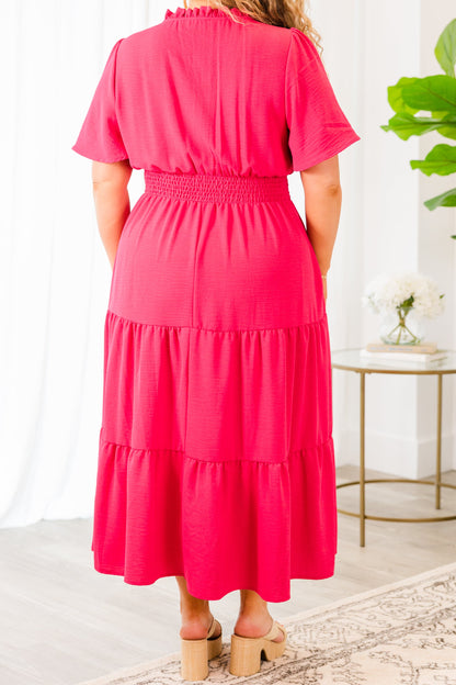 Vestido Feliz de Ser Yo, Fucsia