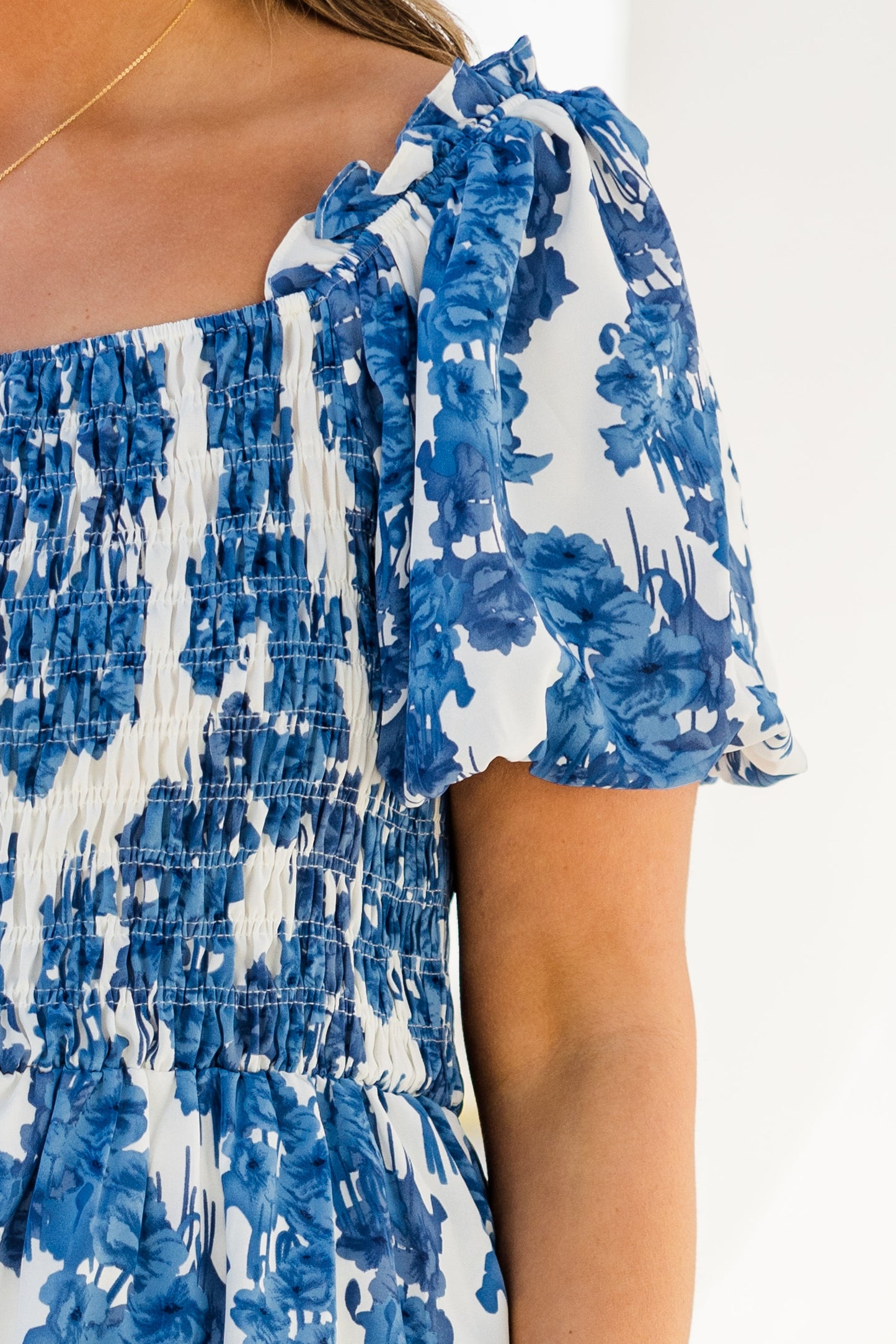 Vestido Maxi Heavy On My Heart, Azul