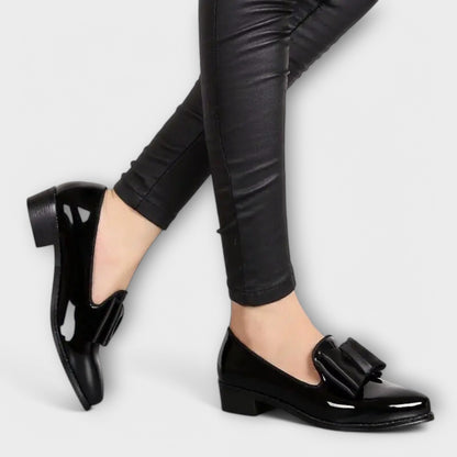 Léonie | Mocasines Charol Nudo