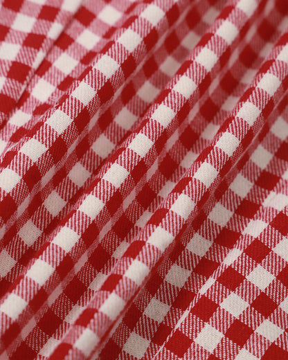 El Vestido Mini de Cuello Barco a Rayas Rojas
